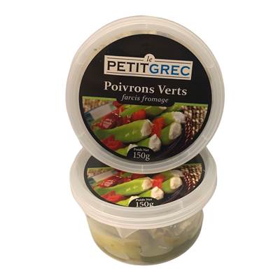 POIVRONS VERTS FARCIS FROMAGE 150 GR X 8